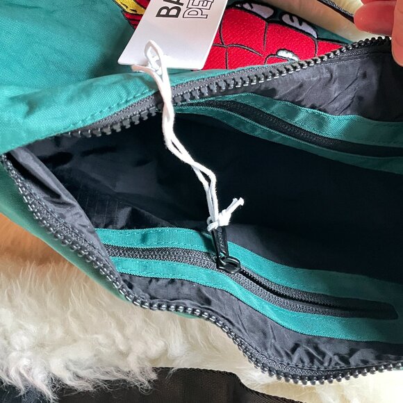 BAGGU x Peanuts NWT Medium Crescent Bag - Snoopy & Woodstock (Cypress) - Picture 4 of 13